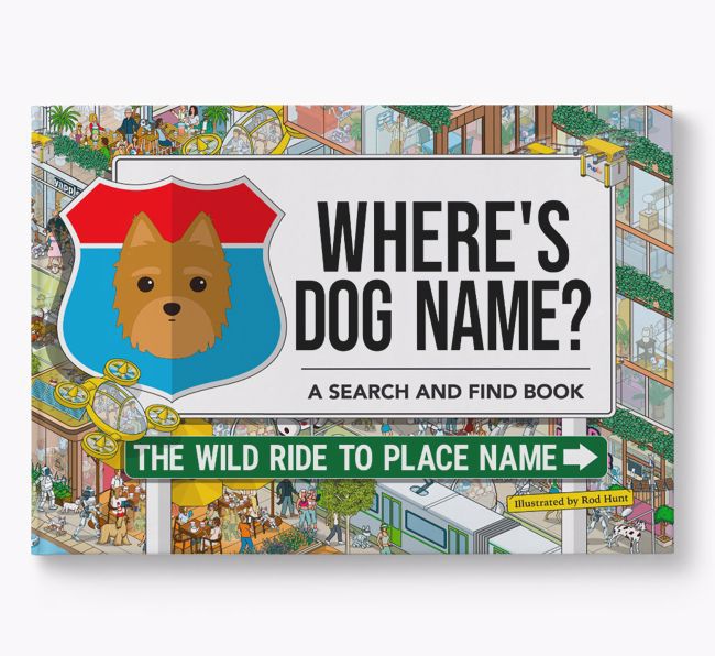 Personalised Morkie Book: Where's Dog Name? Volume 3